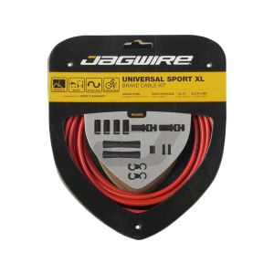 Jagwire Universal Sport XL bremsekabelsæt (rød)