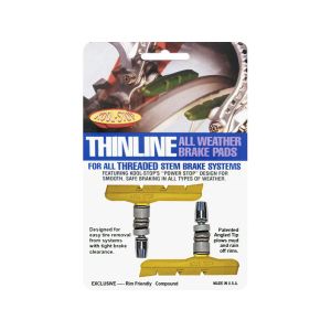 KOOL STOP V-Brake Thinline bremseklods (T2 | gul)