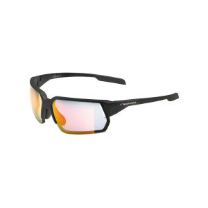 Cratoni C-Lite NXT Sonnenbrille (schwarz | Gläser klar | rot verspiegelt)