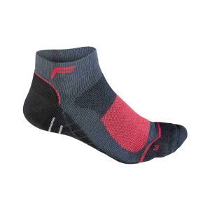 F-Lite Mid Merino MTB sokker til mænd (sort / rød / grå)