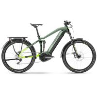 Haibike Adventr FS 8 Fully Trekking E-Bike (27,5" | 630Wh | metallic grøn)